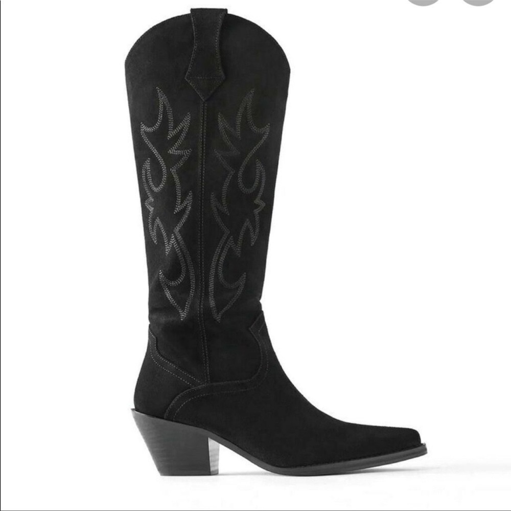 Like New Zara Cowboys Light BROWN boots